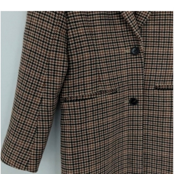 Abercrombie Double Button Houndstooth Blazer Jacket - Picture 5 of 5